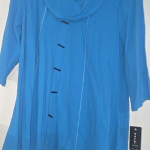Shi by JOURNEYS Vibrant Blue Tunic